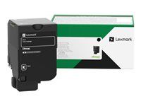Černá - originální - kazeta s barvivem LCCP, LRP - pro Lexmark CS730de, CS735de, CX730de