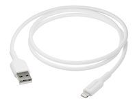 Kabel Lightning - USB s piny (male) do Lightning s piny (male) - 1 m - 100 % recyklovaný plast