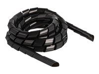 Spirálový obal na kabel - 2 m - černá