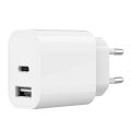 GEMBIRD TA-UC-2AC12-01, Nabíječka, USB/USB-C, 12W