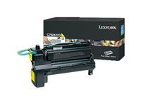 Extra vysoká výtěžnost - žlutá - originální - kazeta s barvivem LCCP - pro Lexmark C792, X792