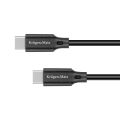 Kabel KRUGER & MATZ KM1261 Basic USB-C/USB-C 2,5m Black
