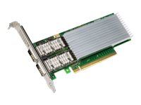 Síťový adaptér - PCIe 4.0 x16 nízký profil - QSFP28 x 2