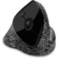 CONNECT IT Gloss BLACK DOODLE, Ergonomická myš