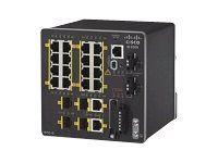 Cisco Industrial Ethernet 2000 Series - Prepínac - rízený - 16 x 10/100 + 2 x kombinované Fast Ethernet SFP + 2 x Fast Ethernet SFP - lze montovat na konzolu DIN - repasováno