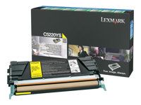 Žlutá - originální - kazeta s barvivem LCCP, LRP - pro Lexmark C522, C524, C530, C532, C534