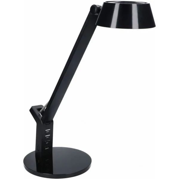 MAXCOM ML4400 LUMEN, Stolní LED lampa, USB, černá