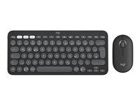 Sada klávesnice a myši - bezdrátový - Bluetooth LE - QWERTZ - německá - tonal graphite