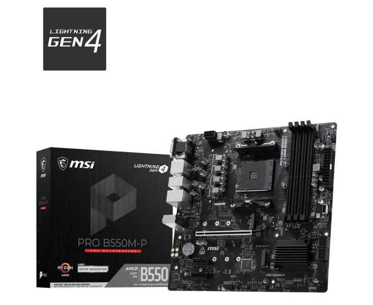 MSI PRO B550M-P/AM4/mATX
