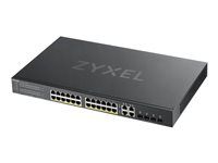 Přepínač - inteligentní - 24 x 10/100/1000 (PoE+) + 4 x kombinace Gigabit SFP + 4 x 10/100/1000 - Lze montovat do rozvaděče - PoE+ (375 W)