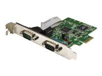 RS232 Low Profile Serial Card - PCI Serial Card (PEX2S1050) - Sériový adaptér - PCI Express x1 nízký profil - RS-232 x 2