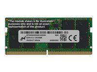 DDR5 - modul - 32 GB - SO-DIMM 262 pinů - 3200 MHz / PC5-51200 - CL52 - 1.1 V - nastaveno na taktování - ECC - zelená