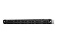 Server NAS - 12 zásuvky - k upevnění na regál - SATA 6Gb/s - RAID 0, 1, 5, 6, 10, JBOD, RAID F1 - RAM 8 GB - Gigabit Ethernet / 10 Gigabit Ethernet - iSCSI podpora - 1U