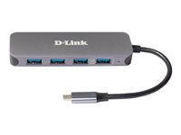 Rozbočovač - 4 x SuperSpeed USB 3.0 + 1 x USB-C (napájení) - desktop