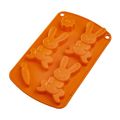 Forma na pečení zajíčků ORION 21x13,5x1,5cm Orange