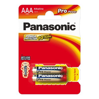 Baterie AAA(R03) alkalická PANASONIC Pro Power 2ks / blister