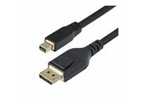 StarTech Mini DP to DisplayPort 1.4 Cable 8K 60Hz HBR3 4K - Kabel DisplayPort - Mini DisplayPort (M) do DisplayPort (M) s jazýckem - Displayport 1.4/Thunderbolt 2 - 3.1 m - podpora 8K60Hz (7680 x 4320), podpora 4K120Hz (3840 x 2160) - cerná