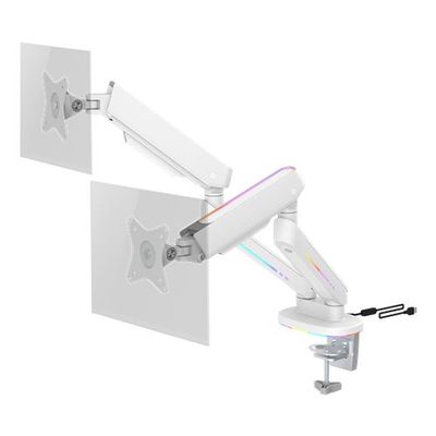 DELTACO GAM-135-W, Držák na monitor, 17-32, bílý