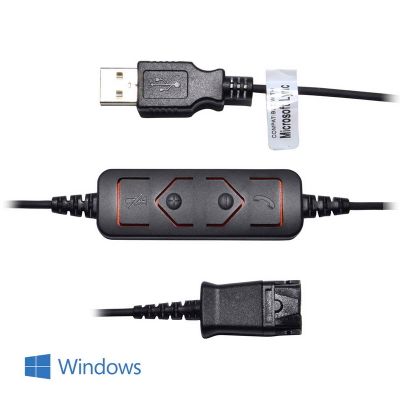 JPL BL-05MS+P kabel pro náhlavky s QD konektorem do USB