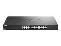 D-Link DMS-1024 - Prepínac - L2+ - 24 x 10/100/1000/2.5G - desktop, Lze montovat do rozvadece