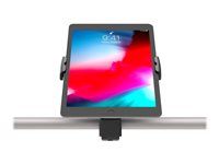 Compulocks Universal Tablet Cling Rail Mount - Montážní sada (montáž do ližin, prilnavý držák, sada šroubu s odolností proti neoprávnené manipulaci) - pro tablet - univerzální - uzamykatelný - cerná - velikost obrazovky: 7"-13"