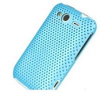 OEM Zadní ochranný kryt Mesh Light Blue pro HTC Wi