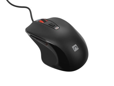 Natec optická myš PIGEON 2/4 000 DPI/Kancelářská/Optická/4 000 DPI/Drátová USB/Černá