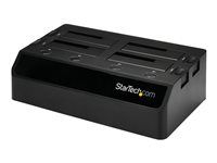 USB 3.0 to 4-Bay HDD Dock w/UASP+Fans - SDOCK4U33