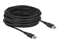 Kabel DisplayPort - DisplayPort (M) do DisplayPort (M) - DisplayPort 1.4 - 10 m - aktivní, podpora 8K60Hz (7680 x 4320), podpora 5K120Hz (5120 x 2880), podpora 4K240Hz (3840 x 2160) - černá