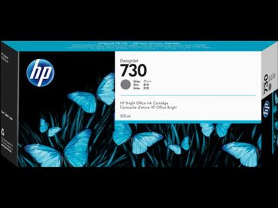 HP 730 300-ml Gray Ink Cartridge