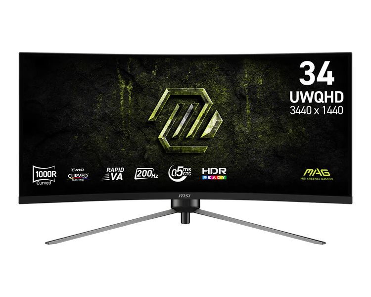 MSI MAG/345CQRF E20/34"/VA/UWQHD/200Hz/0,5ms/Černá/3R