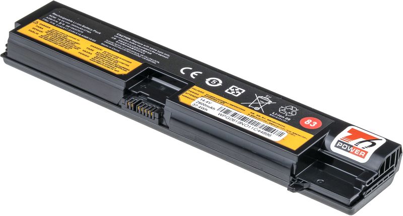 Baterie T6 Power pro Lenovo ThinkPad E570, E575, E570c, 2600mAh, 38Wh, 4cell