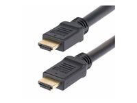 High Speed - HDMI kabel - HDMI s piny (male) do HDMI s piny (male) - 10 m - odstíněný - černá - aktivní, Jednosměrný, podpora 4K60Hz, podpora HDR10