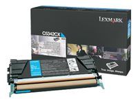 Extra vysoká výtěžnost - azurová - originální - kazeta s barvivem LCCP - pro Lexmark C534dn, C534dtn, C534n