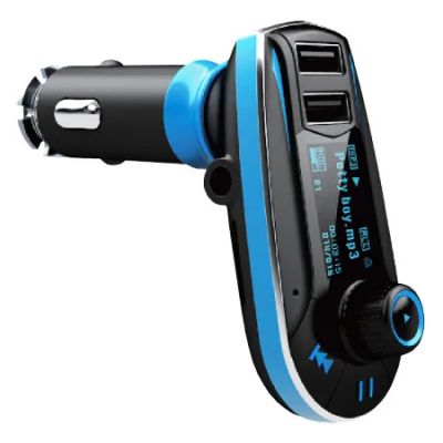 MKF-FM10 FM vysílač, USB nabíječka 5 V / 2.1 A, displej, Micro SD, AUX vstup