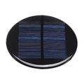 Solární panel mini 5V/110mA, polykrystalický, průměr 90mm
