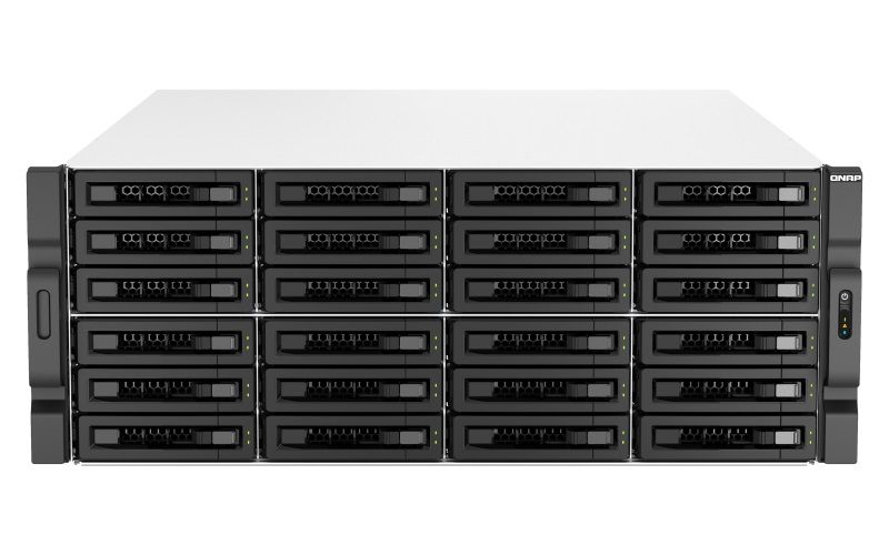 QNAP TS-h3087XU-RP-E2378-64G (Xeon 4,8GHz, ZFS, 64GB ECC RAM, 24x 3,5" + 6x2,5", 2x 2,5GbE, 2x10GbE)