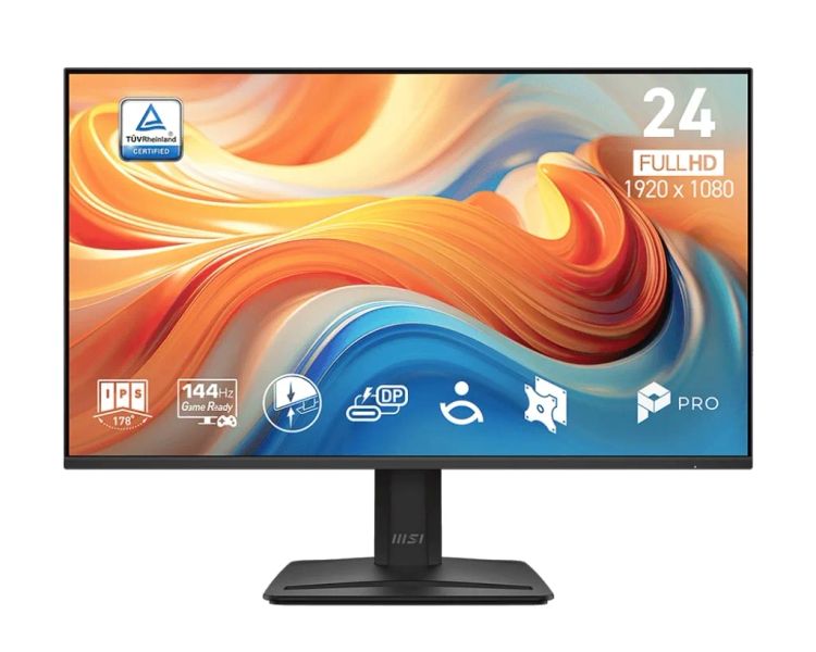 MSI Pro/MP242 E14C/23,8"/IPS/FHD/144Hz/1ms/Černá/3R