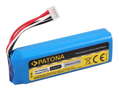 Baterie pro reproduktory JBL Charge 2+ 6000mAh Li-Pol 3,7V PATONA PT6512