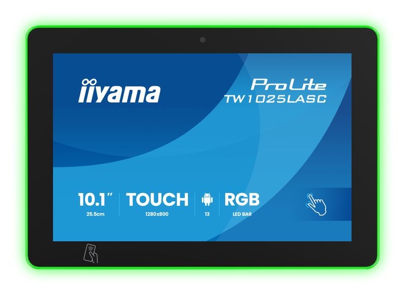 10" iiyama TW1025LASC-B3PNR:IPS,HD,cam,mic