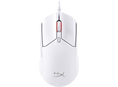 HyperX Pulsefire Haste 2/Herní/Optická/Pro praváky/26 000 DPI/Drátové USB-A/Bílá