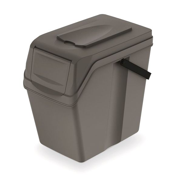 Koš odpadkový SORTIBOX II 25l šedý kámen