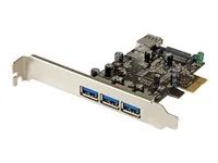 3 External and 1 Internal - Native OS Support in Windows 8 and 7 - Standard and Low-Profile (PEXUSB3S42) - USB adaptér - PCIe 2.0 nízký profil - USB 3.0 x 4 - pro P/N: CFASTRWU3, ST1030USBM, ST43004UA, ST4300MINI, TB31PCIEX16
