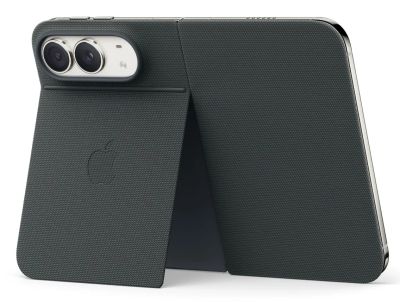 iPhone Duo Folio s podperou - tmavomodrá