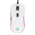DELTACO GAM-085-W GAMING, Myš, USB, bílá