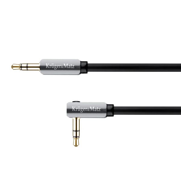 Kabel Jack 3,5mm konektor/Jack 3,5mm konektor 1m KRUGER & MATZ KM0312