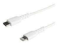 iPhone 7/8/11/11 Pro - Kabel Lightning - Lightning s piny (male) do USB-C s piny (male) - 2 m - bílá