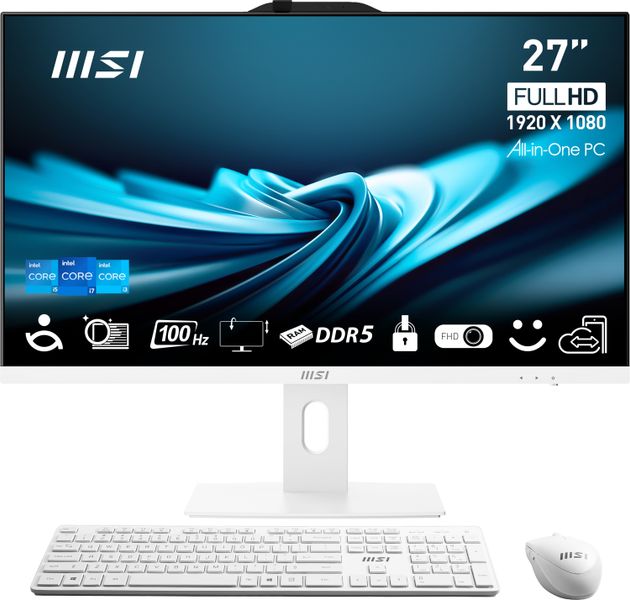 MSI PRO/AP272P 14M-611EU/27"/FHD/i7-14700/16GB/1TB/Intel int/W11P/Bílá/2R
