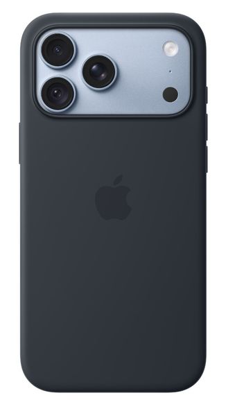 iPhone 18 Pre Max Silicone Case with MS – N.Blue