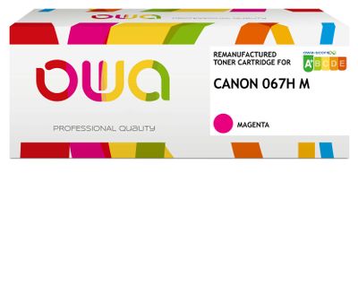 OWA Armor toner kompatibilní s Canon CRG-067H M, 2350st, červená/magenta